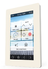 VERSO, Room controller with 4,3- capacitive touch display, Ref. DW-VERSO-W